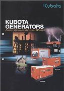 KUBOTA  Generators J series/GL series/KJ series / SQ series  